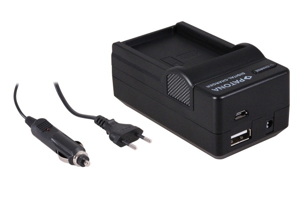 Carregador micro-USB p. Praktica Luxmedia 8403